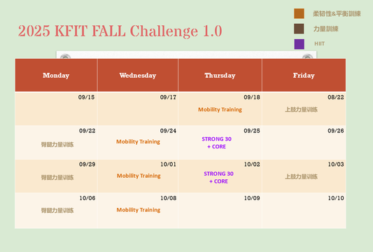 2025 KFIT FALL Challenge 1.0